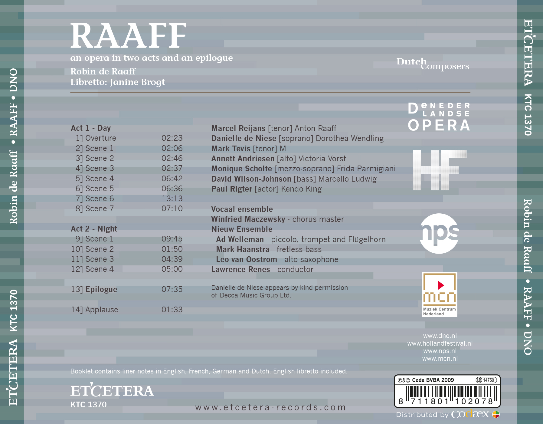 RAAFF: OPERA IN TWO ACTS AND AN EPILOGUE - Image 4