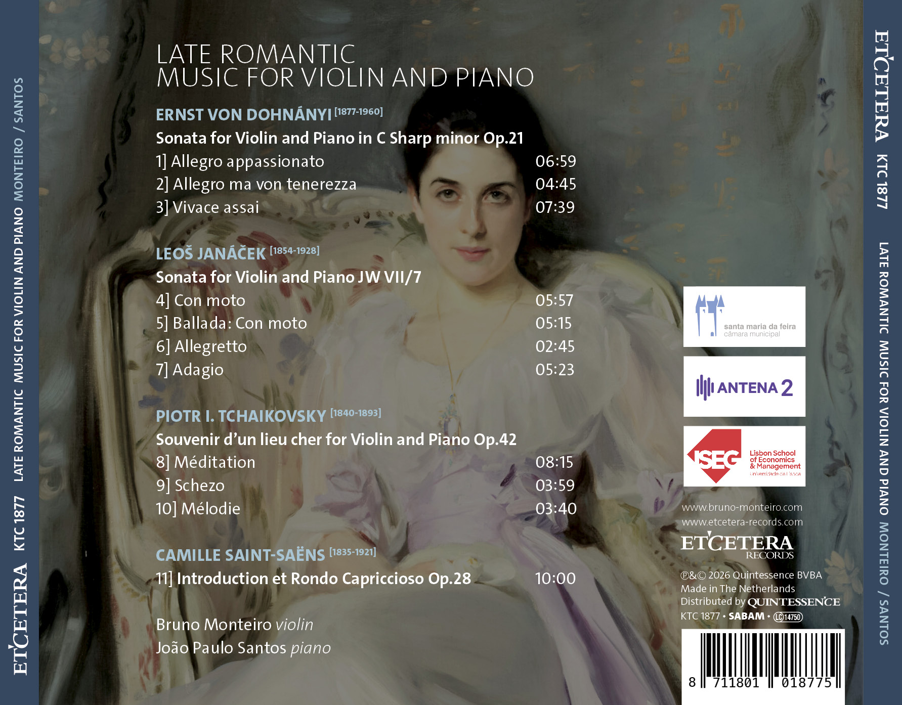 LATE ROMANTIC - MUSIC FOR VIOLIN AND PIANO - Image 4