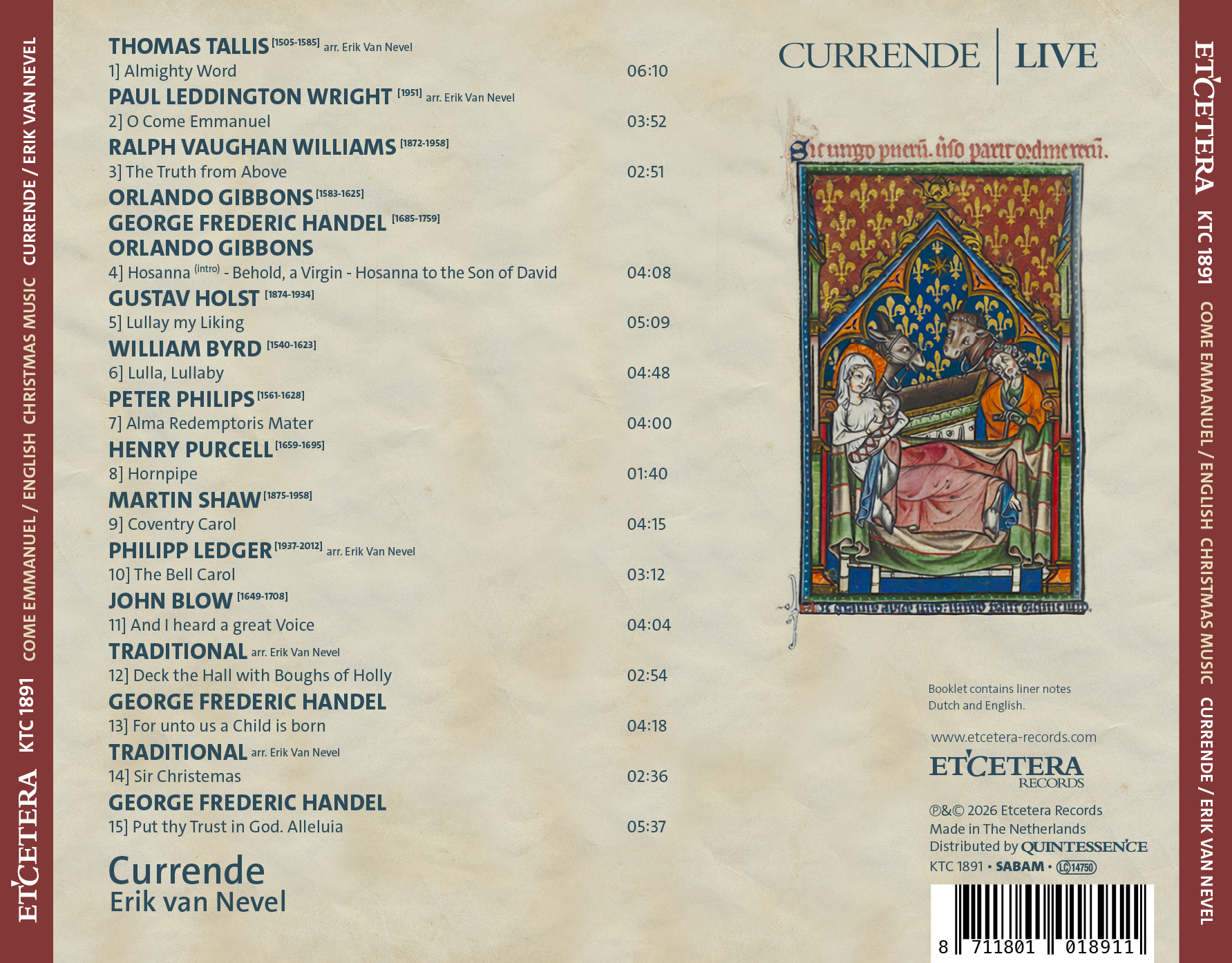 COME EMMANUEL, ENGLISH CHRISTMAS MUSIC - Image 4